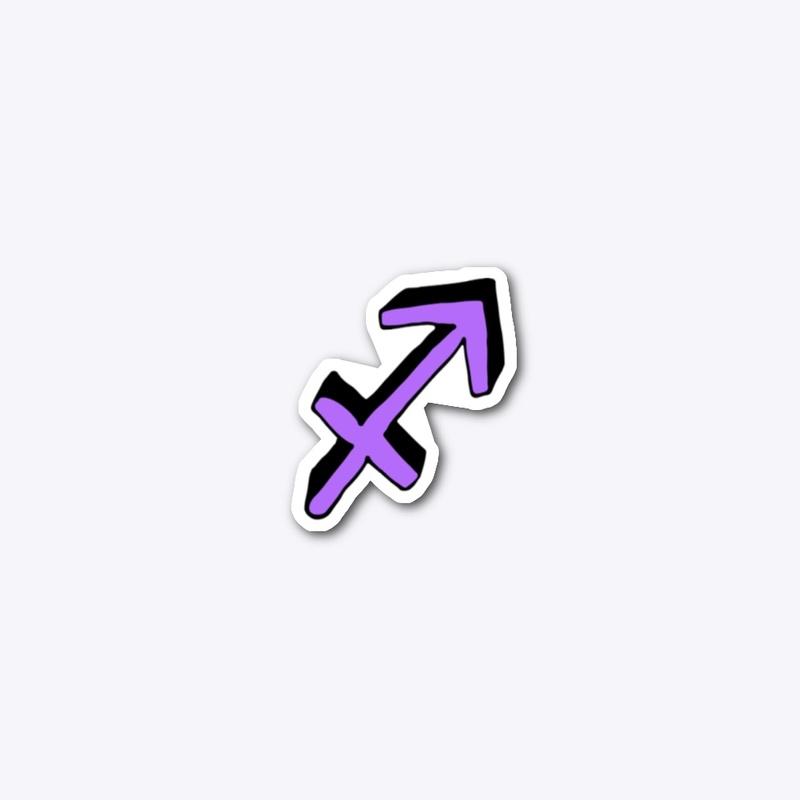 Sagittarius Glyph Sticker